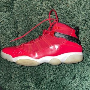 Red Jordan 6 Rings